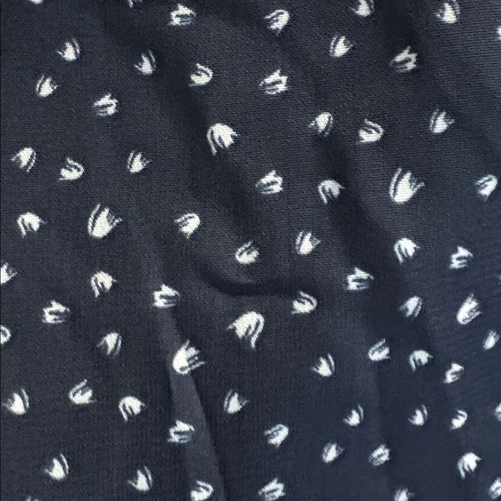 Navy Patterned Tank Top - Picture 3 of 5